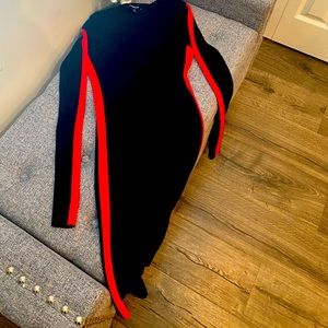 Black and Red Express Sweater Dress (M)